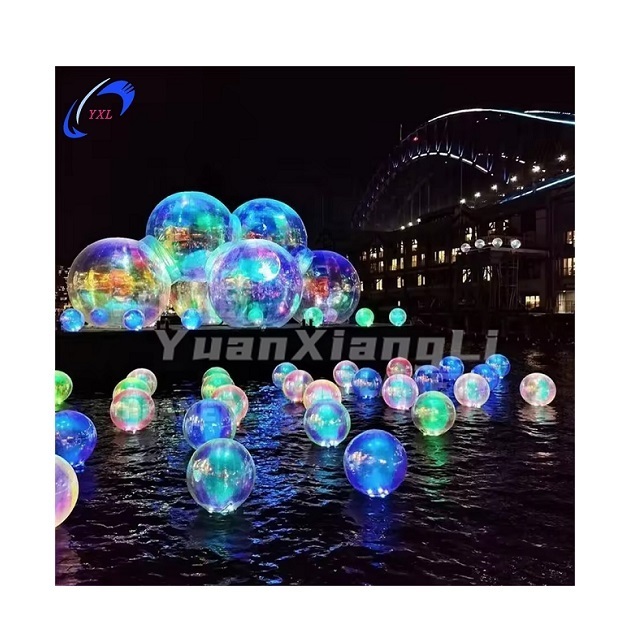 Wholesale Custom mirror ball inflatable Balloons Paintball Balloon Air Pump Ball Huge Color Ball