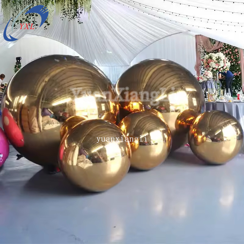 Wholesale Custom mirror ball inflatable Balloons Paintball Balloon Air Pump Ball Huge Color Ball