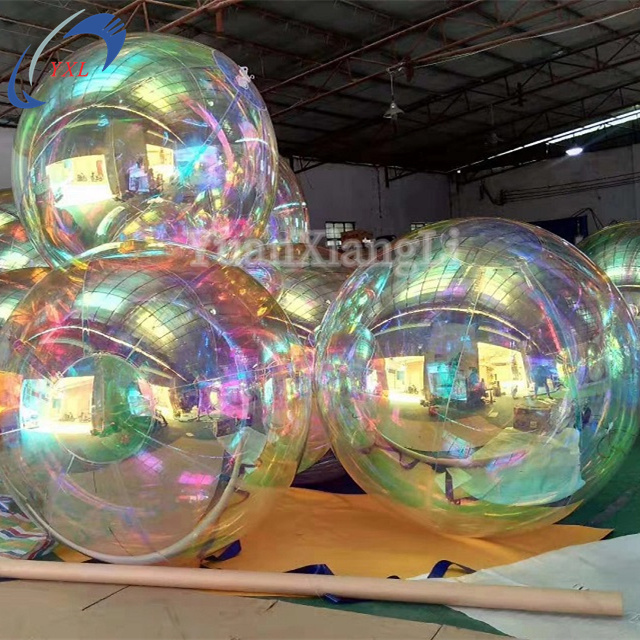 Wholesale Custom mirror ball inflatable Balloons Paintball Balloon Air Pump Ball Huge Color Ball