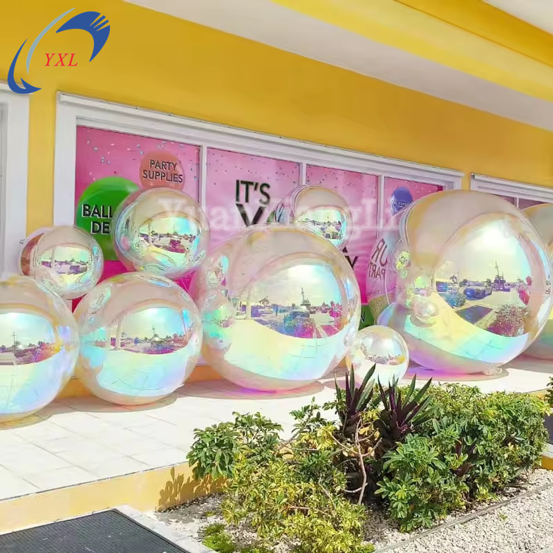 Inflatable mirror balls wholesale Disco Giant Event Decoration Advertising hanging Mirror Ball For Party Show