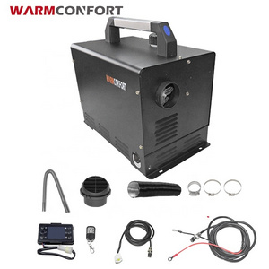 WARMCONFORT Diesel Air Heater All in One, 5KW 12V/24V Diesel Heater,Diesel Parking Heater for Car, Truck, RV, Boats