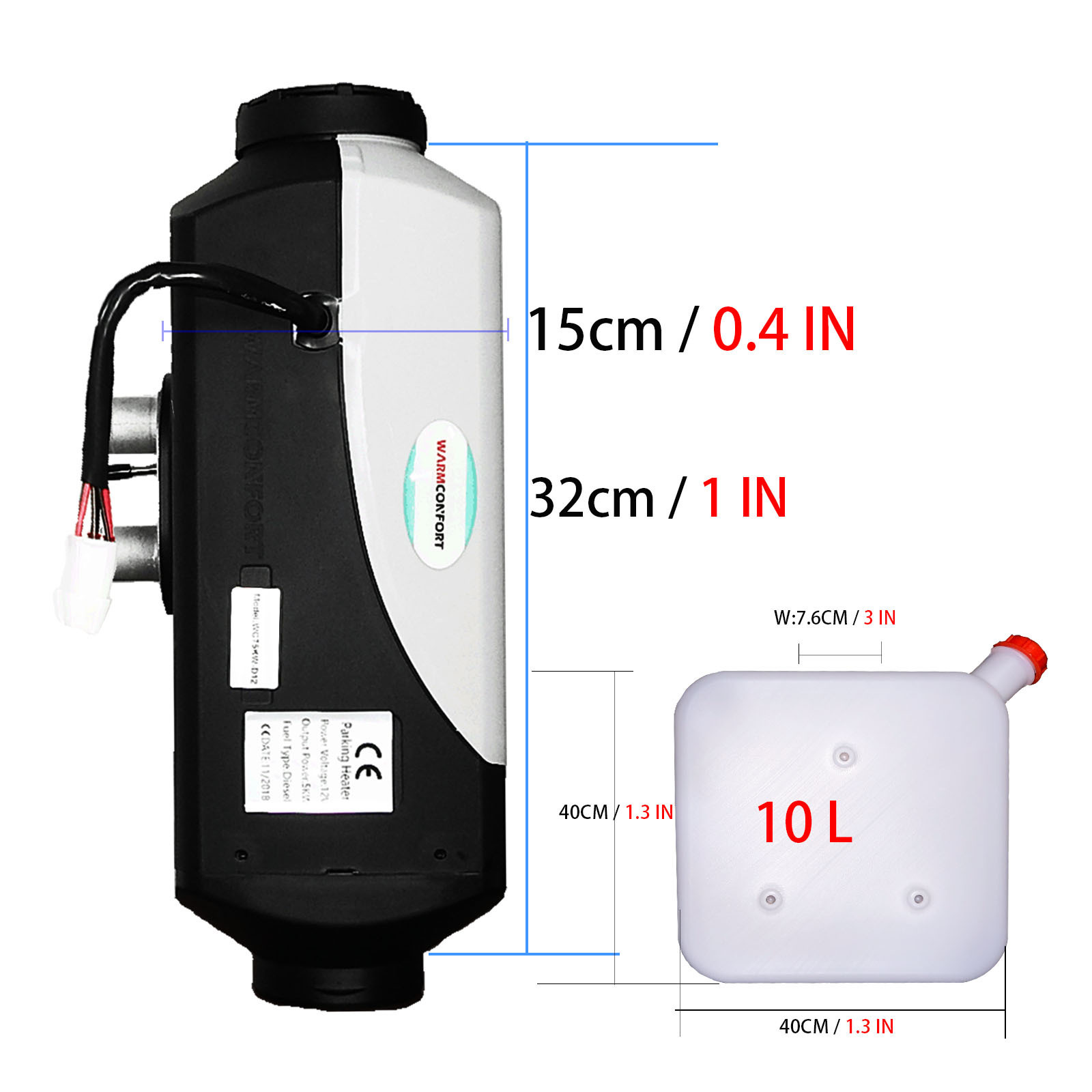 5000W 12V/24V china webasto Brushless Motor Truck Air parking 5KW Diesel Heater