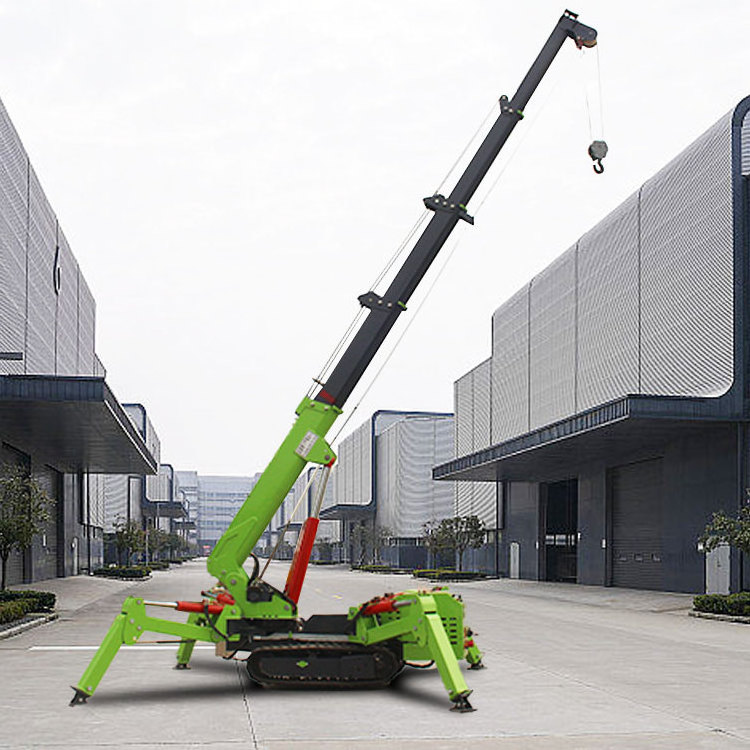 High Quality Crawler Crane EURO 5 Heavy Tracked Mini Spider  Crane 3Ton 5Ton 12Ton Spider Crane