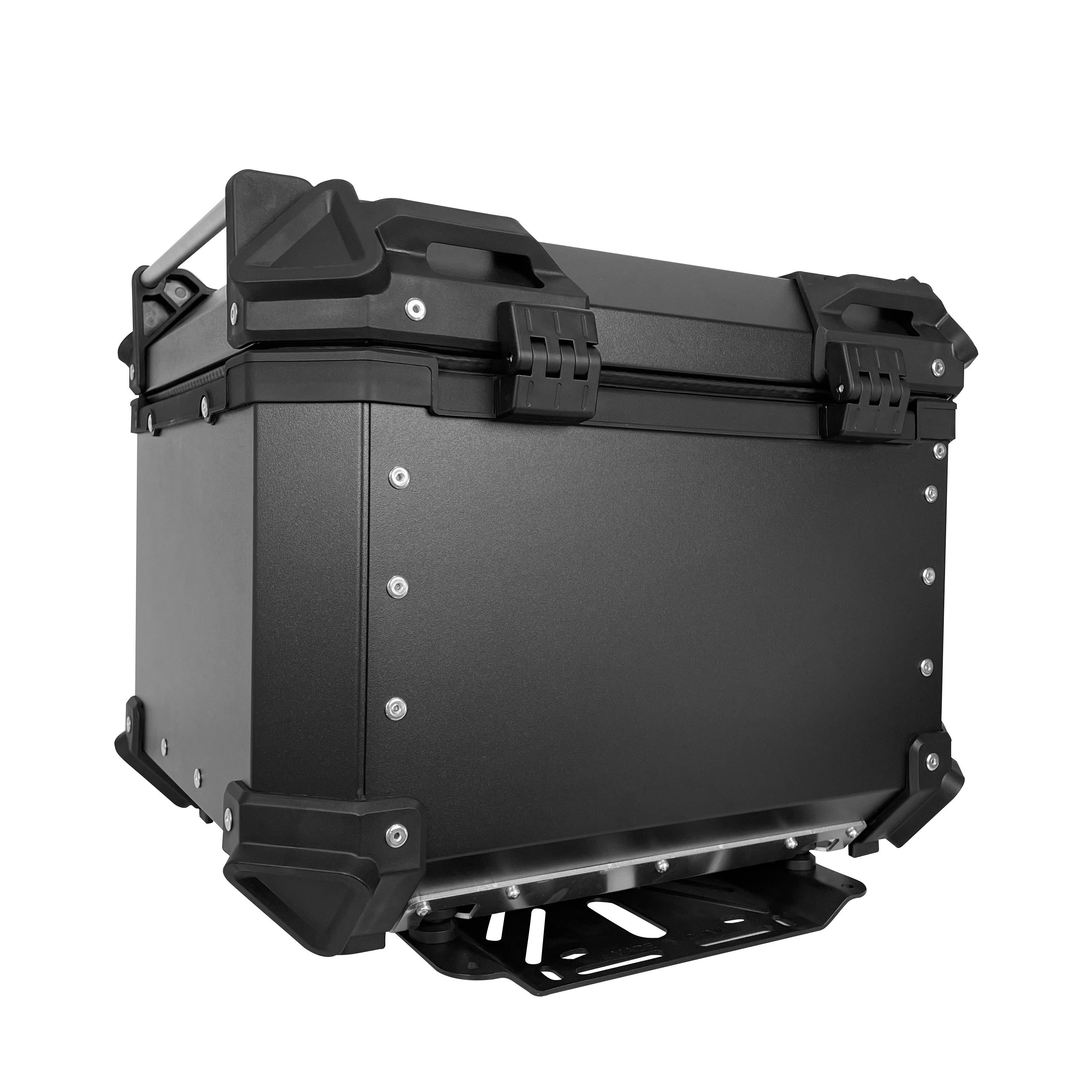 Chasing factory x series black Tail Boxes for motorcycles adventure riding aluminium top case