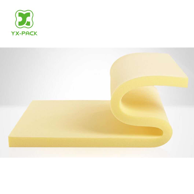 custom shape and size manufacturer hard high elasticity high density polyurethane foam sheets for bed/sofa