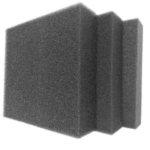 Filter Sponge customize size and shape 10-60ppi black white filter foam sheet