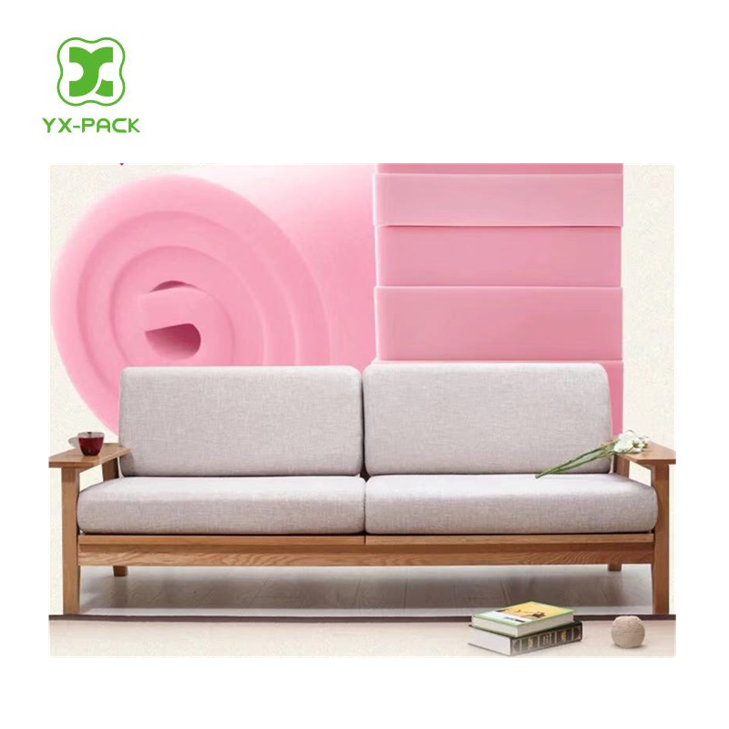 high density high elasticity of yellow PU Foam sheet for sofa/cushion/mattress