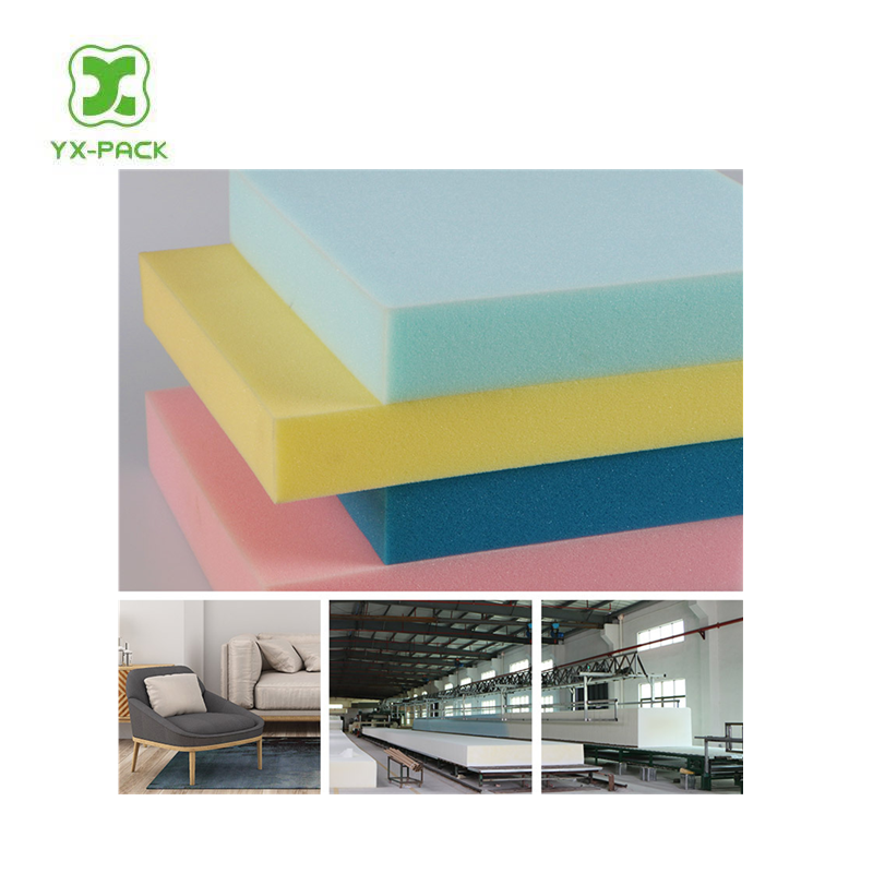 High density PU bonded foam sheet sofa polyurethane block sponge foam for chair