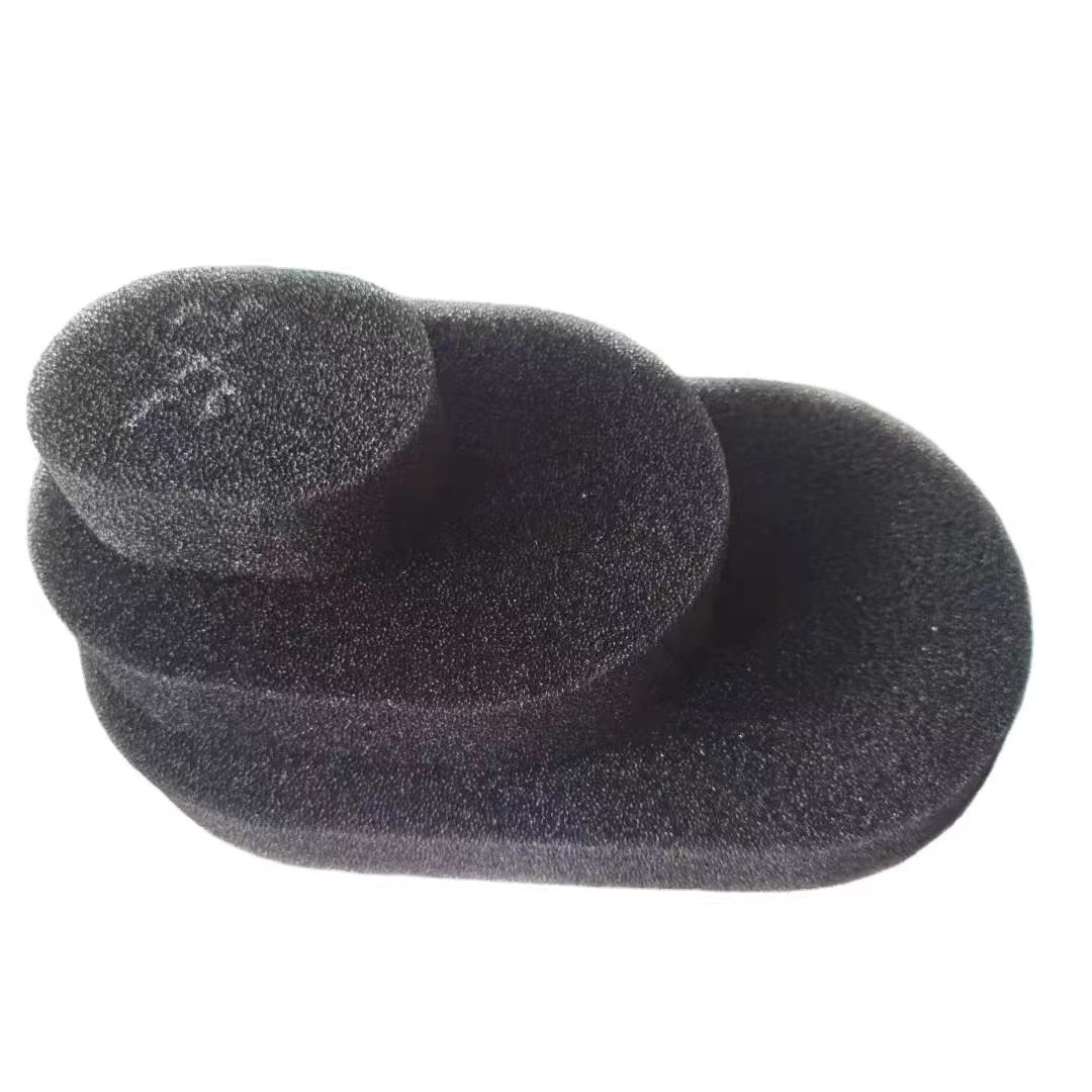 Reticulated Polyurethane Cylinder Foam in 15ppi 20ppi 30ppi 35ppi 40ppi 50ppi Open Cell Black Color Filter Sponge