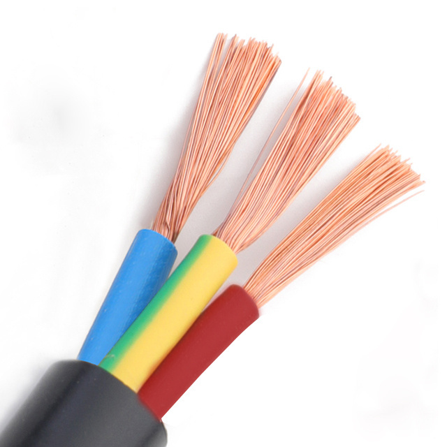 PVC 3 Core Wiring Sheathed  Power Control XLPE Cable Insulation Copper Conductor Construction Electrical Wire Wires and Cables