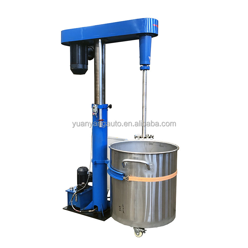 1000L Solvent based Paint Dispersing Mixer Machine 15KW High speed Dispersion Mixing Color paste Disssolver Disperser Machine