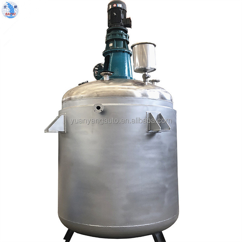 500L Electric heating Stirred Tank Reator Kettle Stainless steel Chemical Agitating Reaction Vessel for Acrylic resin/PVA Glue