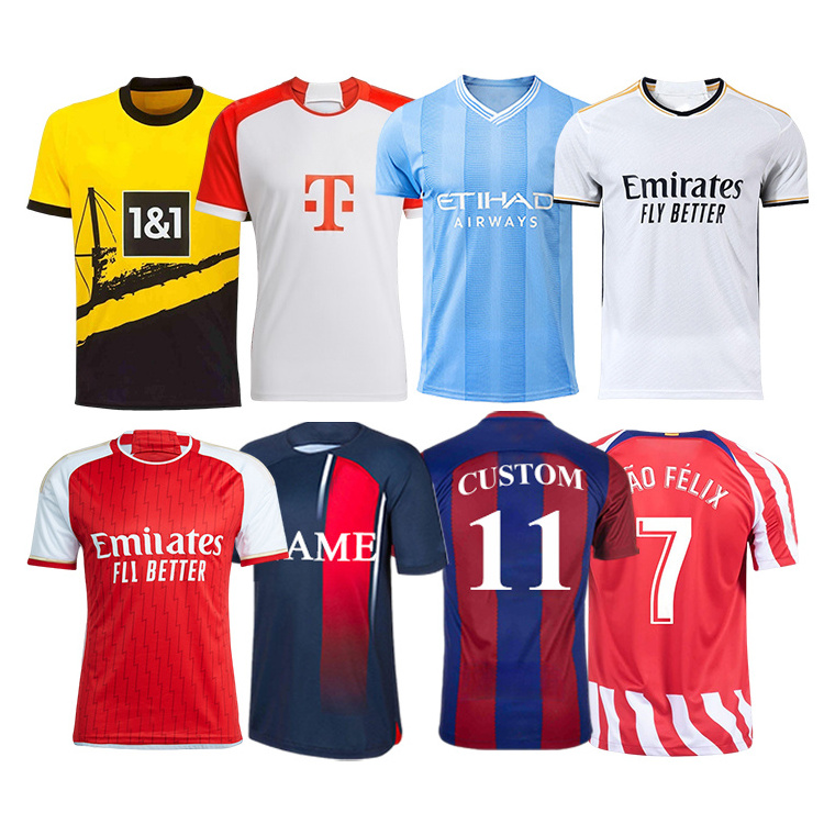 Custom name and logo jersey soccer jersey football clubs jersey  2024 2025 new football tshirt