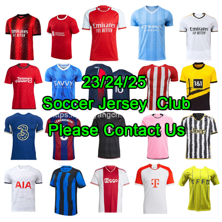 Custom name and logo jersey soccer jersey football clubs jersey  2024 2025 new football tshirt