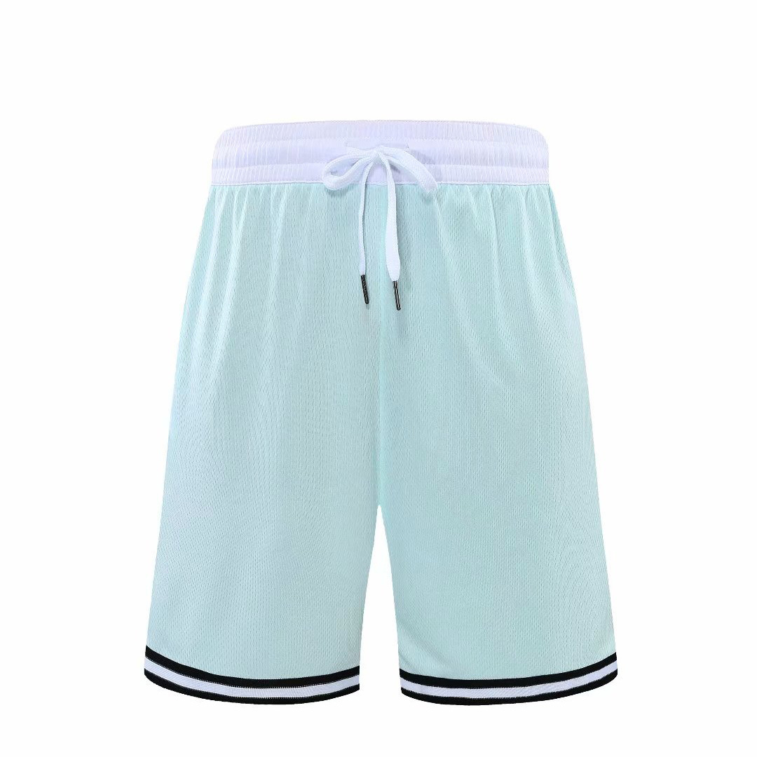 custom logo polyester shiny casual gym men mesh basketball shorts