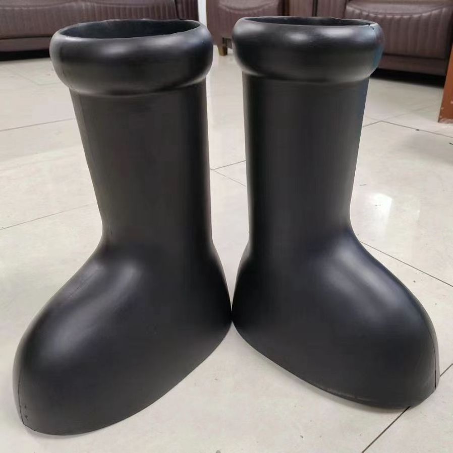 2023 new Women's Rubber Upper Long rubber luxury designer astro boy boots women shoes big red boots mschf010