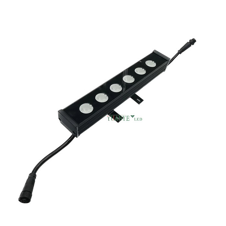 Custom Rgb Linear Led Inground Light 100Cm Long Aluminum Profile Waterproof 18W 36W Dimmable Outdoor Wall Washer