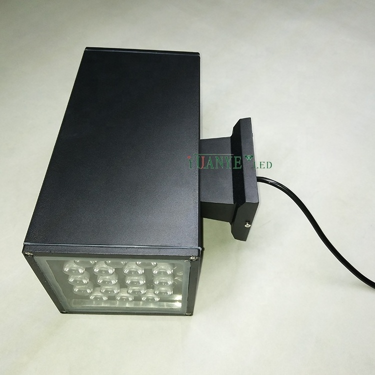 36w RGBW RF remote control dimmer square ip65 well fixtures waterproof outdoor led wall light dmx512 RDM