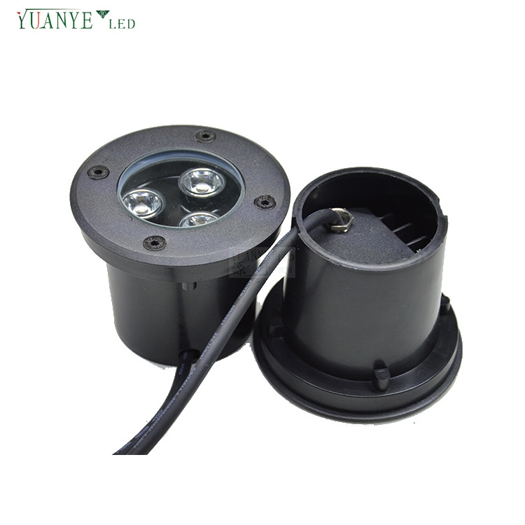 outdoor lighting ip67 waterproof inground recessed lights Dia100mm 3w led underground lights