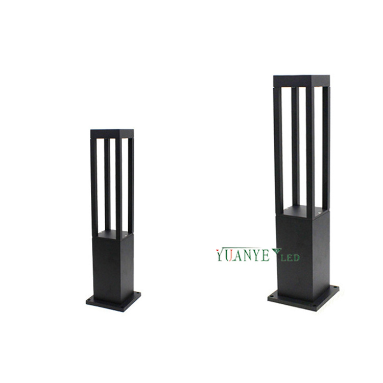 8W 10W 15w 18w 24w high quality customized aluminum ip65 decorative bollard outdoor led pillar light