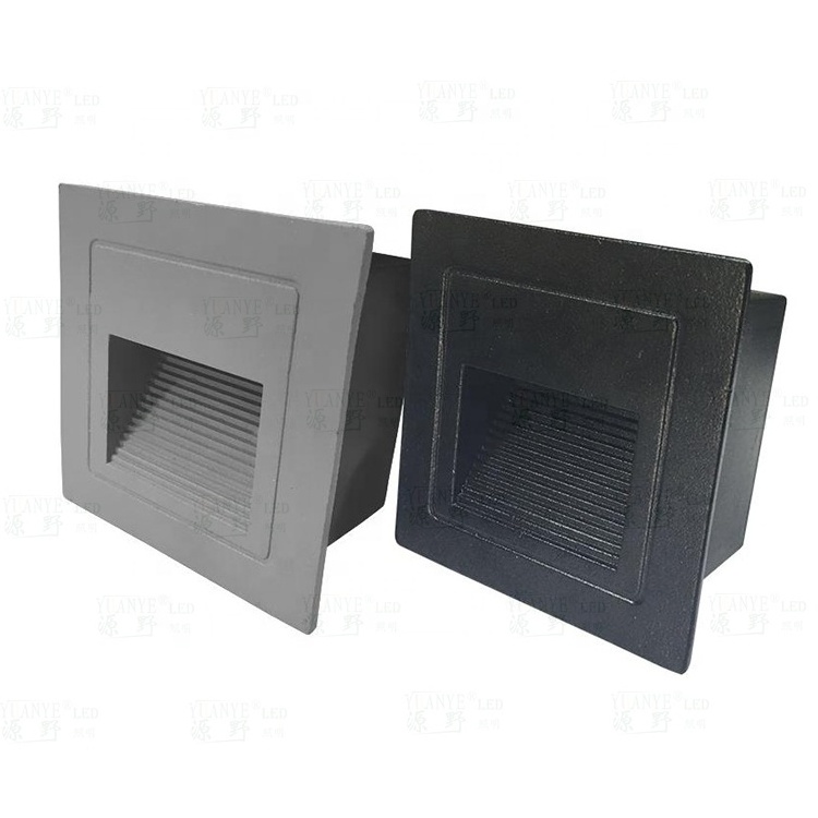 square outdoor step waterproof modern well led stair lights or wall light