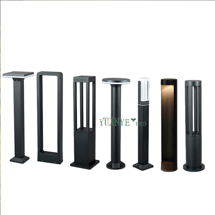 8W 10W 15w 18w 24w high quality customized aluminum ip65 decorative bollard outdoor led pillar light