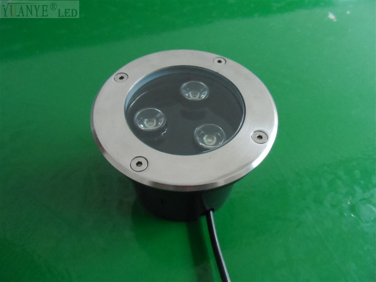 outdoor lighting ip67 waterproof inground recessed lights Dia100mm 3w led underground lights