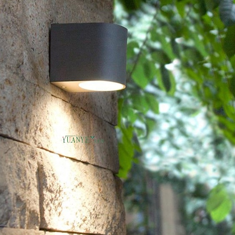 led lighting ip65 outdoor waterproof wall light round single head double head tuya app dimmer light