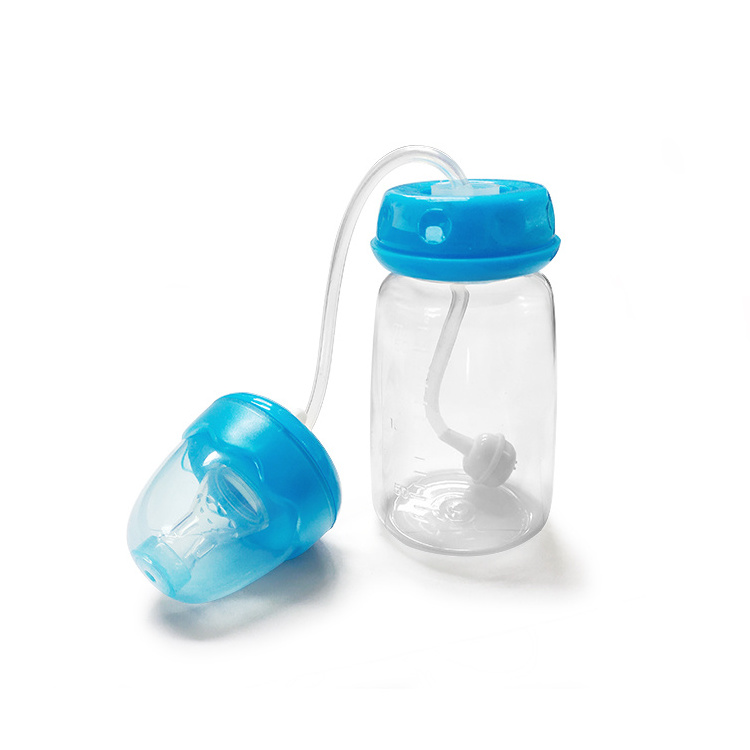 New Style 150ml Anti Colic Children Training BPA Free Infant Hands Free Feeding Baby Milk Bottle