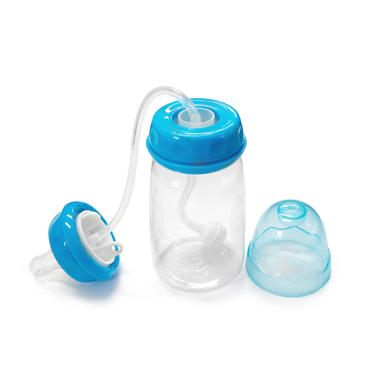 New Style 150ml Anti Colic Children Training BPA Free Infant Hands Free Feeding Baby Milk Bottle