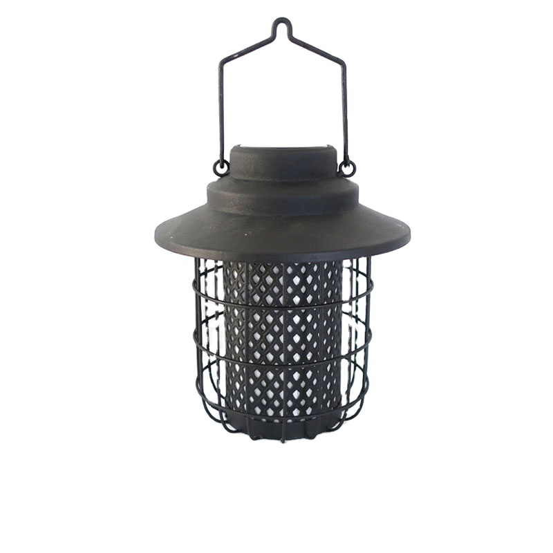 Home Garden Outdoor and Bedroom Rustic Etching Solar light LED Lantern House Decoration Metal  LED light  Lantern with handle