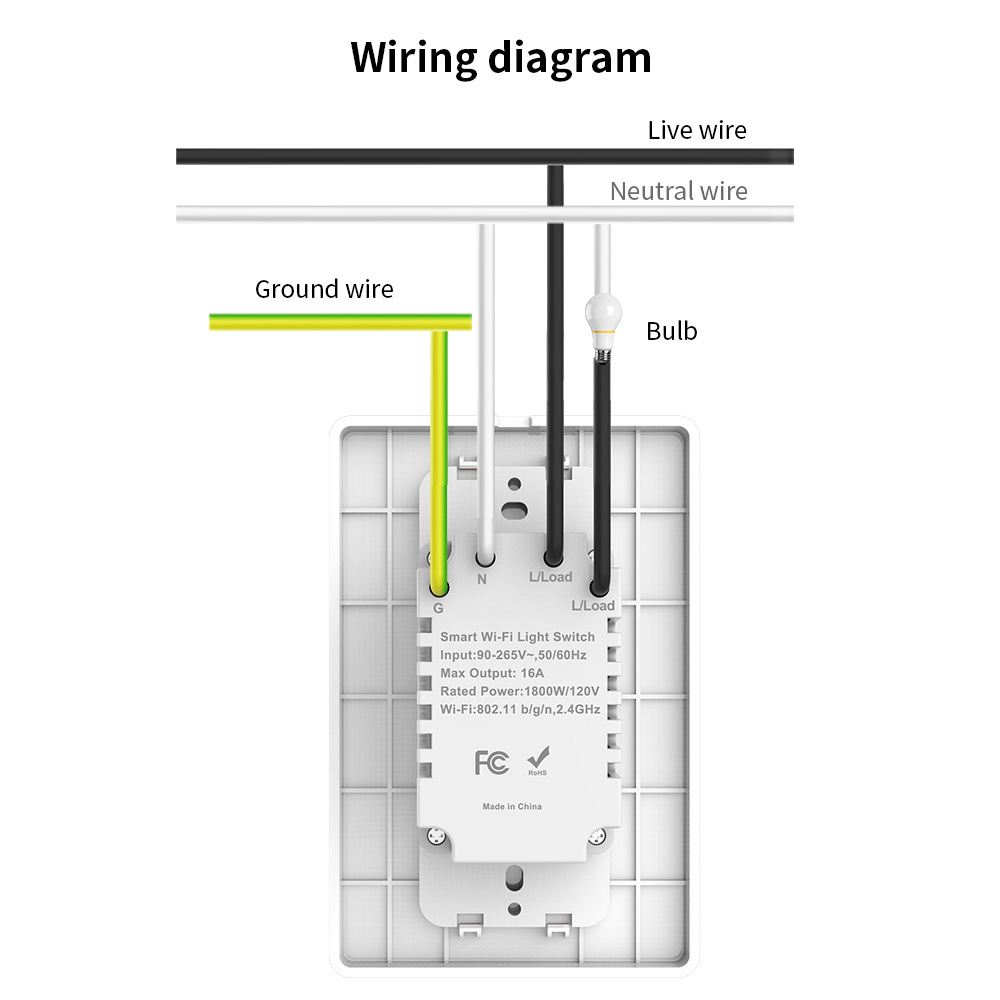 Zemismart Tuya Zigbee 3.0 One Gang Light Switch Smartthings Control Us Au Physical Wall Switches Push Button Interruptor