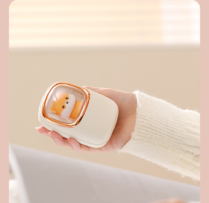 2022 hot sale Cute 2 in 1 Rechargeable Portable Usb Power Bank Heat Pack Reusable Electric Hand Warmers