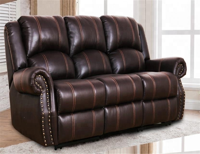 Classic italy Top grain leather sofa recliner Lazy boy reclining sofa