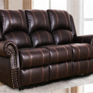 Classic italy Top grain leather sofa recliner Lazy boy reclining sofa