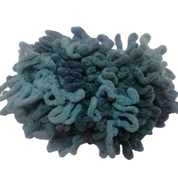 Factory Directly Chunky fancy Yarn Puffy Chenille Finger cheap Loop Yarn for Hand Knitting