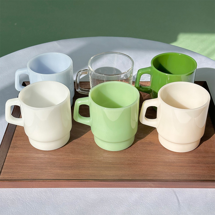 230ml 400nl Manufacturers Home Cafe Glass Cup New Cafe Jade Cup Cups And Mugs With Handle