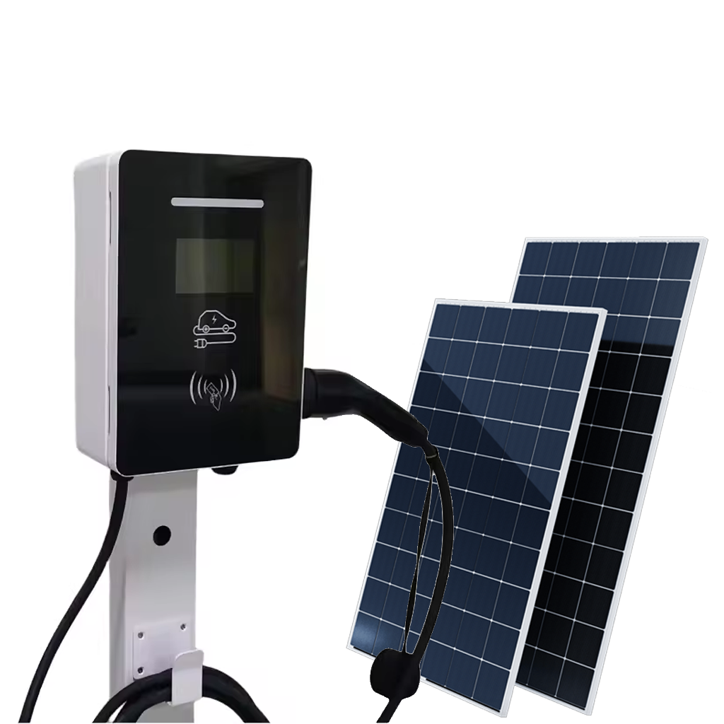 Solar PV Charging Station 7KW 32A Type 2 AC Home EV Charging Station with inverter built-in EV Car Charger