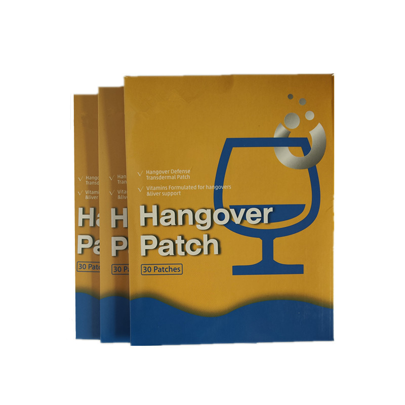 60 Pcs Party Patch Hangover Defense Anti Alcohol Relief Headache Transdermal Patch Party Pads Cure Hangover Patches