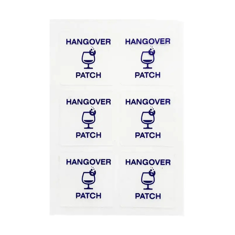 hangover patches strips stickers private label oem odm transdermal complex prevent anti hang over alcohol hangover patch