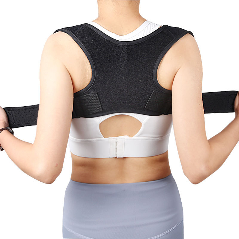 Wholesale Compression Neoprene upper back shoulder Posture Corrector Adjustable Posture Support Brace