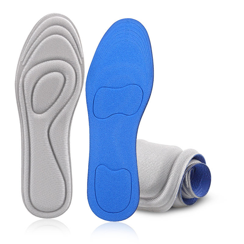 Sponge massage insoles 5D super comfortable breathable cushioning shock absorbing super soft sports insoles