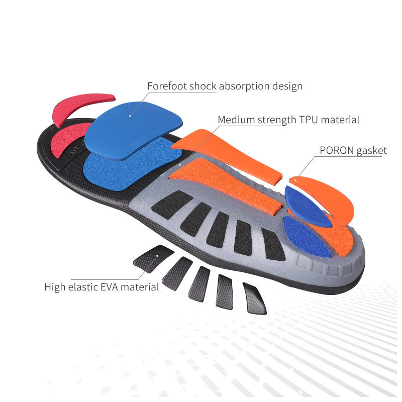 Comfort Insoles soft Poron arch support Orthotic Insole pu Sport cushioning flat shoes cushioning orthopedic insoles