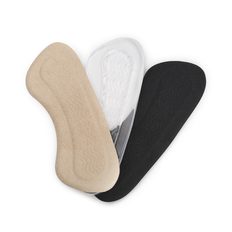 Insert Heels Silicon Pads High Protector Woman Shoe Pad Heel Design Foot Gel Forefoot Anti-slip Cushion Shoe Grips