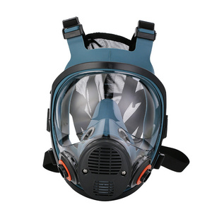 Medium Size Reusable Silicone Full Face Mask High Quality Personal Respiratory Protection Adjustable Respirator Face Shield