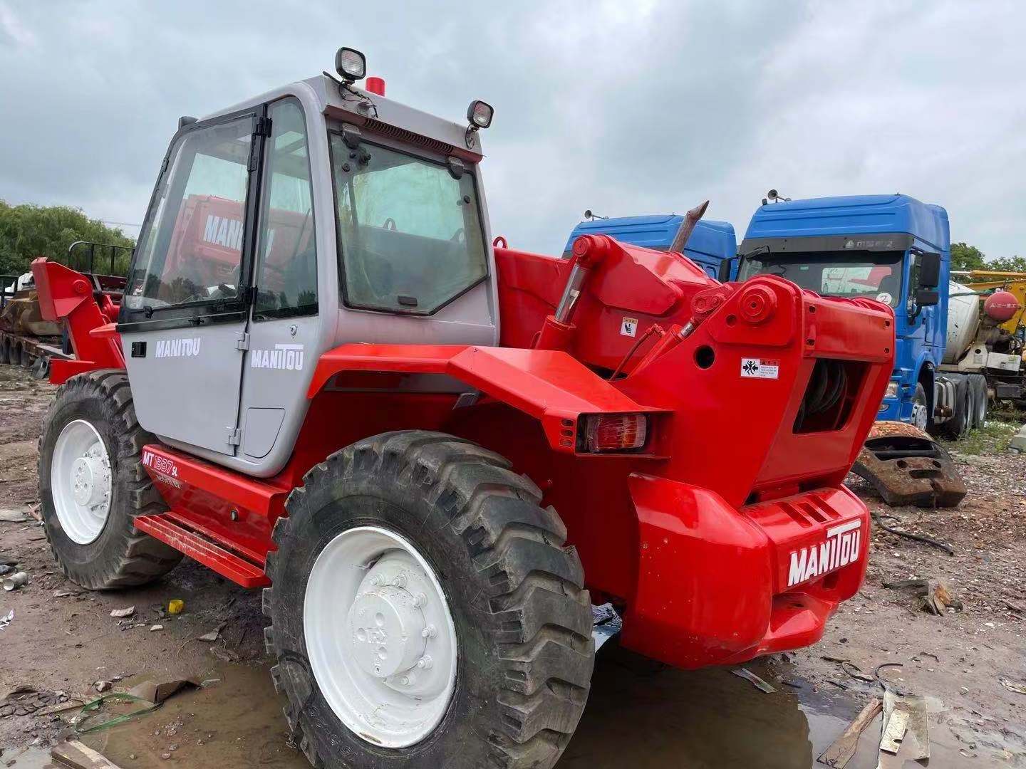 Manitou Material handling equipment forklift with telescopic side boom 3.7ton telehandler for sale