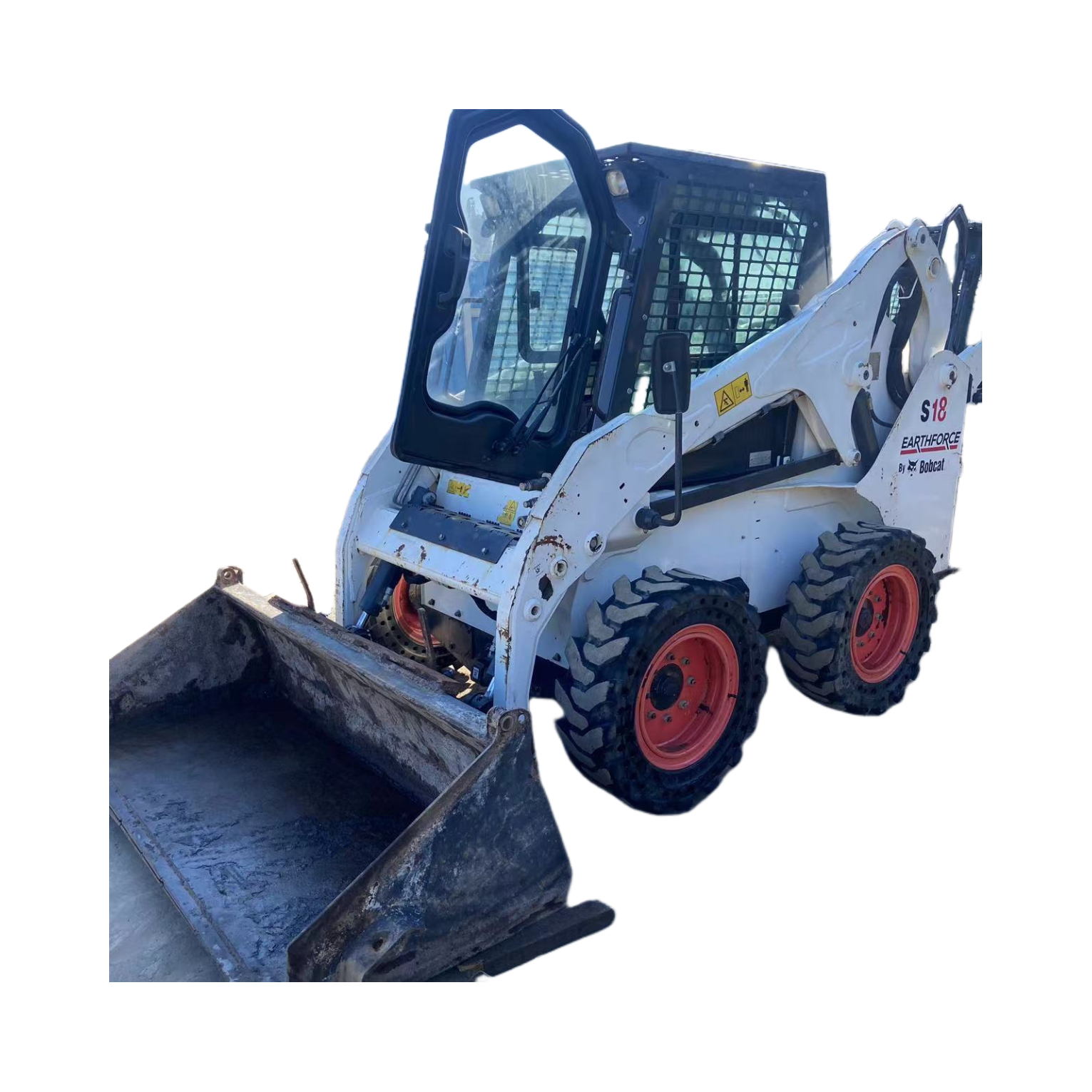 Used Powerful Performance Bob cat S18 mini Skid Steer Loader With Shovel Bucket