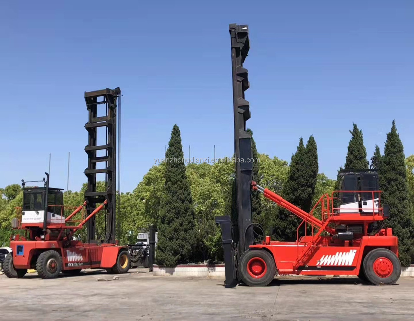 fantuzzi FDC25K7 reach stacker , used 37ton empty container handler