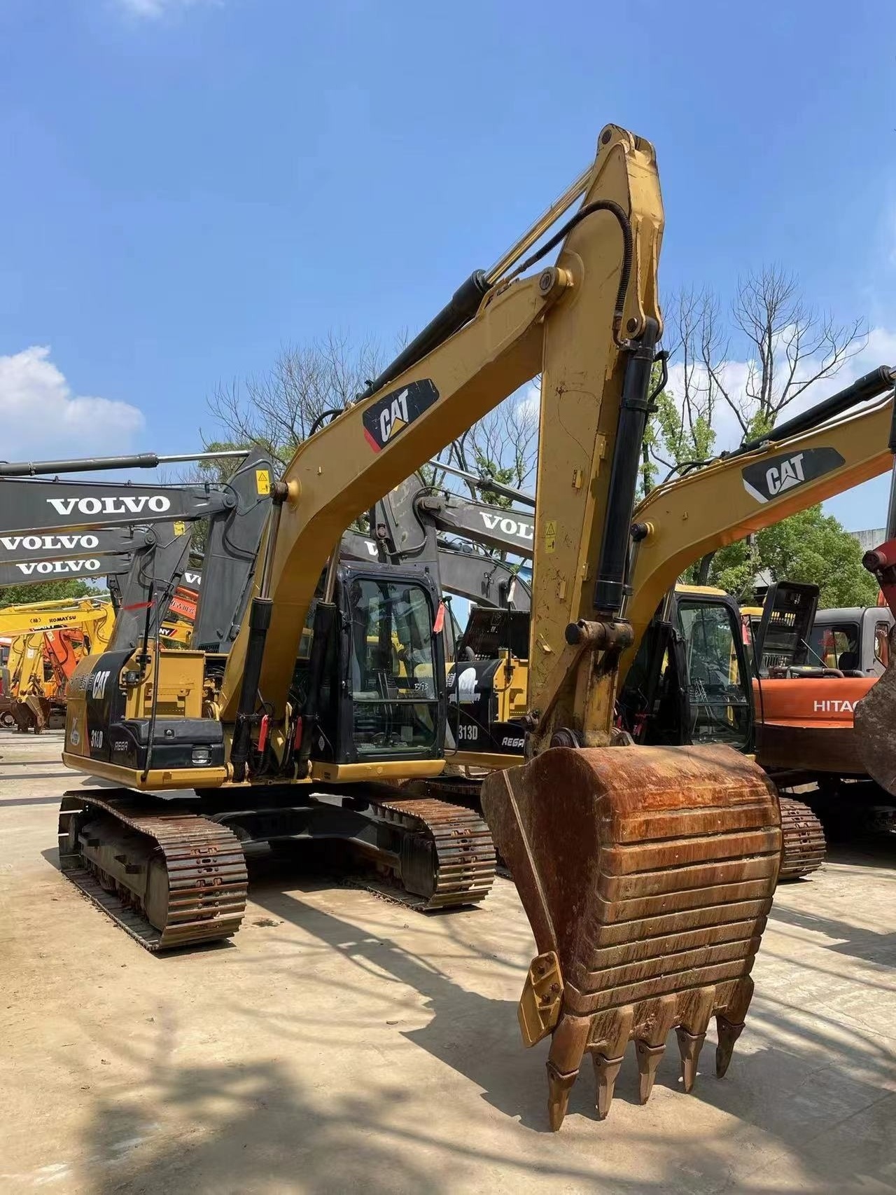 18 ton Cat Used Mini Digger 318D 312D 315D caterpillar 320 330 325  e70b e200 Crawler Excavator