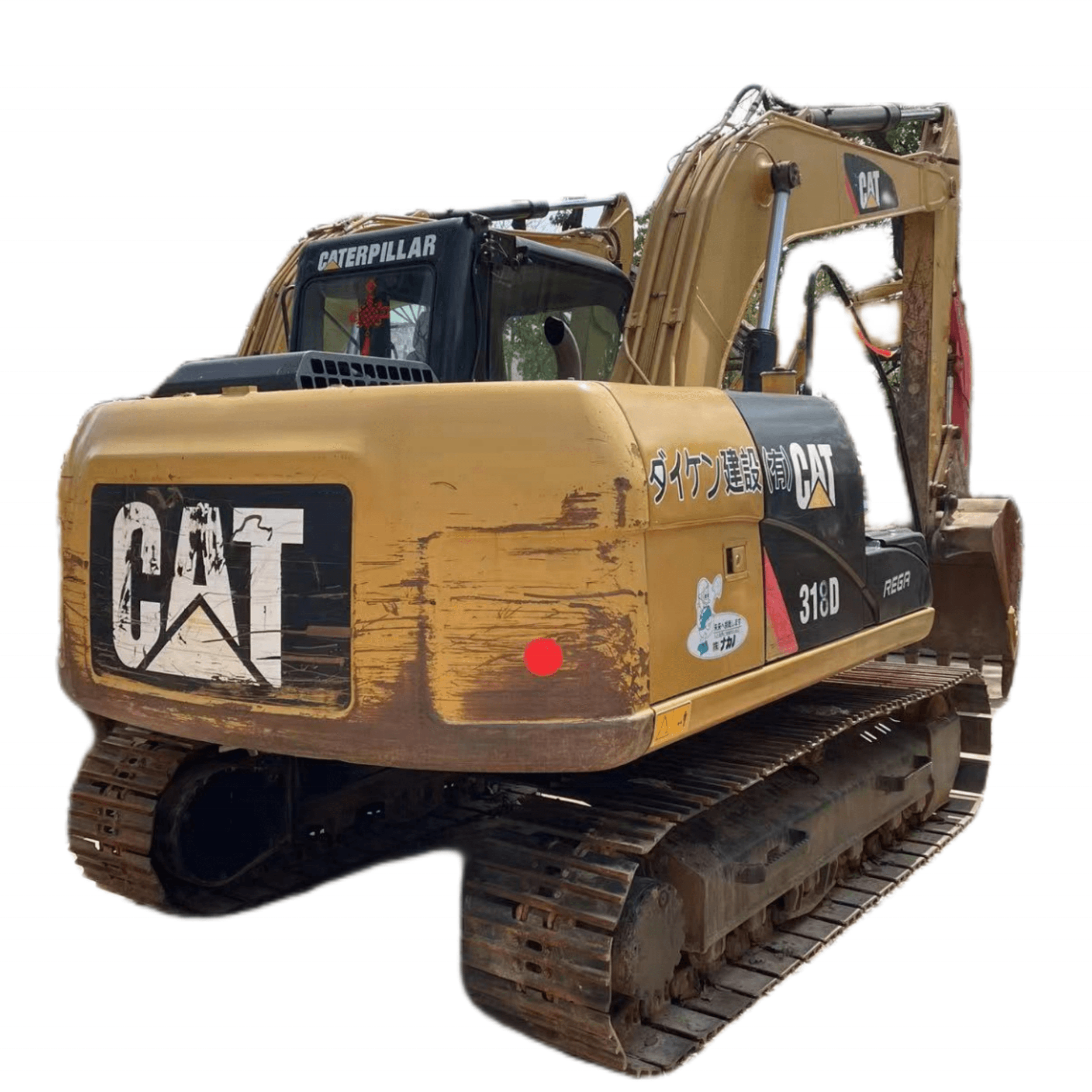 18 ton Cat Used Mini Digger 318D 312D 315D caterpillar 320 330 325  e70b e200 Crawler Excavator